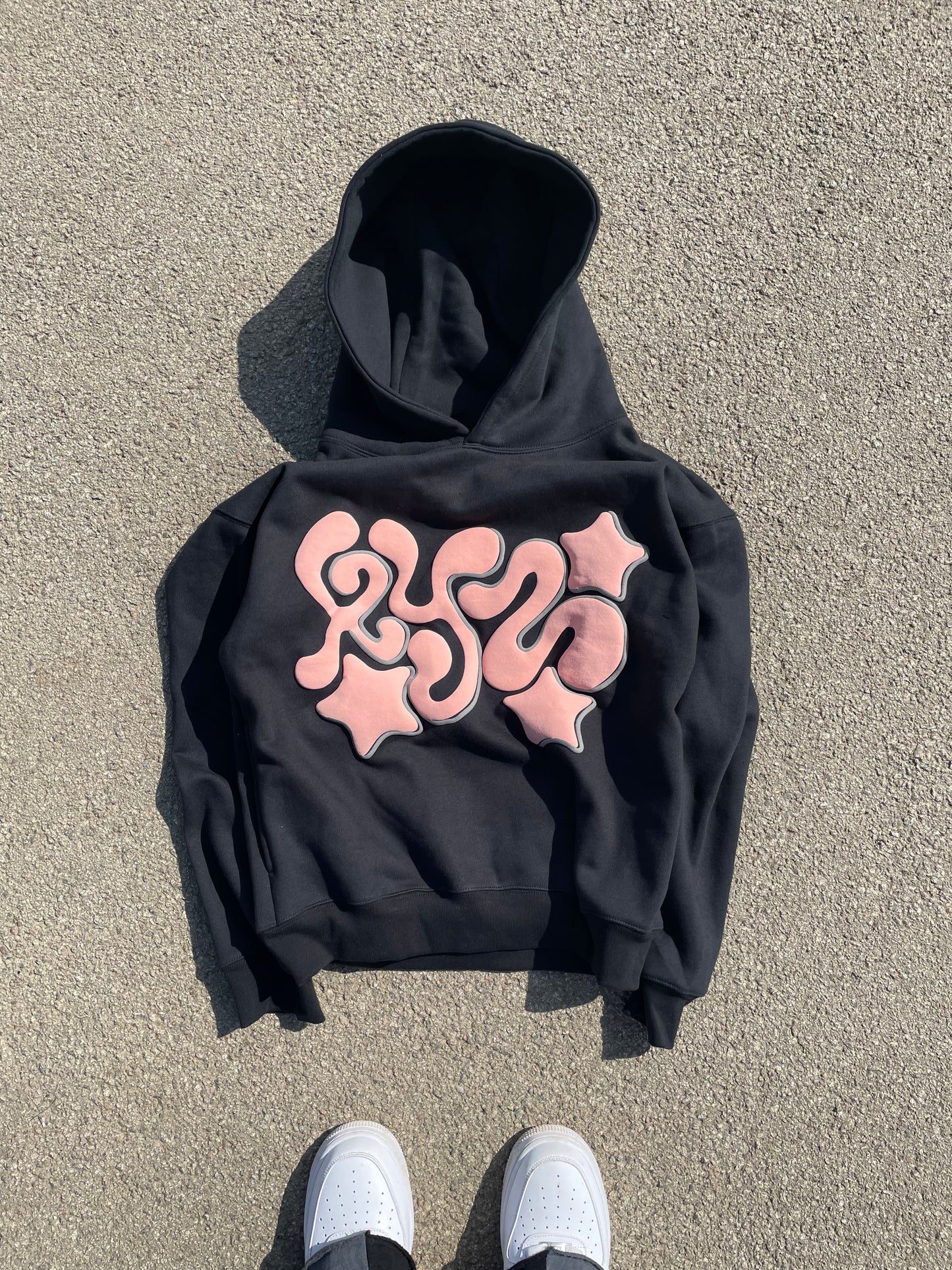 estero ' xyz pink ' hoodie